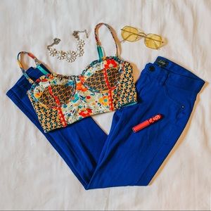 Wildflower Bustier Crop Top